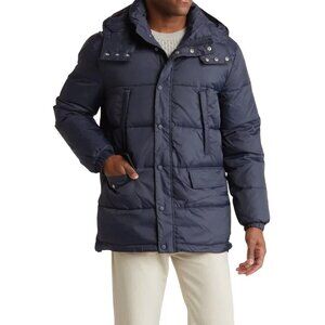 Slate & Stone Men’s Down Puffer Jacket Size L Dark Navy Blue MSRP $428